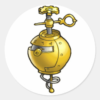 Adesivo Redondo Grenade Sticker