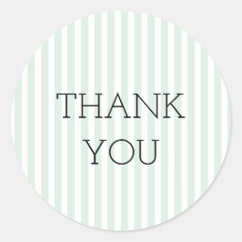 Adesivo Redondo Greve de picada da casa Obrigado, palitos