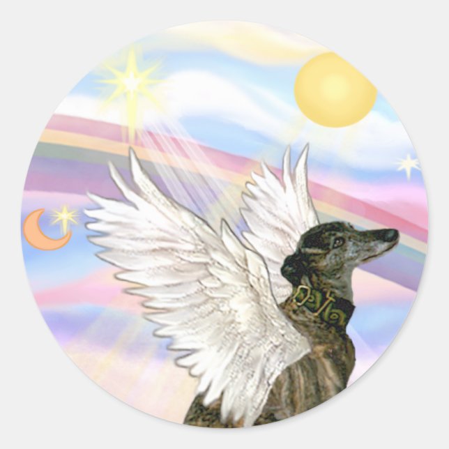 Adesivo Redondo Greyhound (Frente)