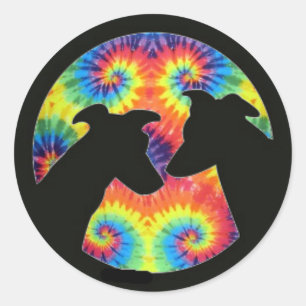 Adesivo Redondo Greyhound