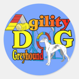 Adesivo Redondo Greyhound_Agilidade