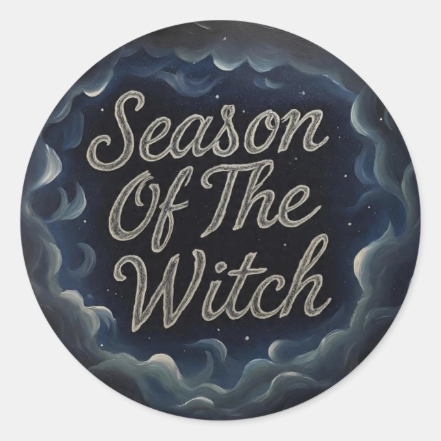 Adesivo Redondo GreySeasonOfTheWitch  (Frente)