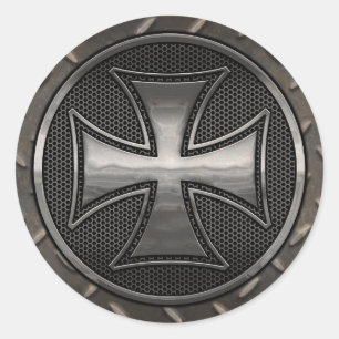 Adesivo Redondo Gridiron maltês