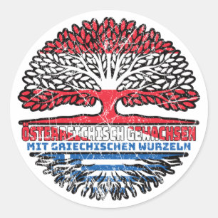 Adesivo Redondo Griechenland Griechisch Österreichisch