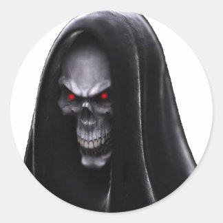 Adesivo Redondo Grim Reaper