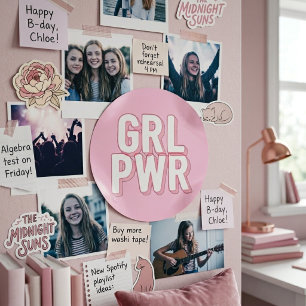 ADESIVO REDONDO GRL PWR