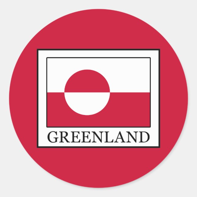 Adesivo Redondo Gronelândia (Frente)