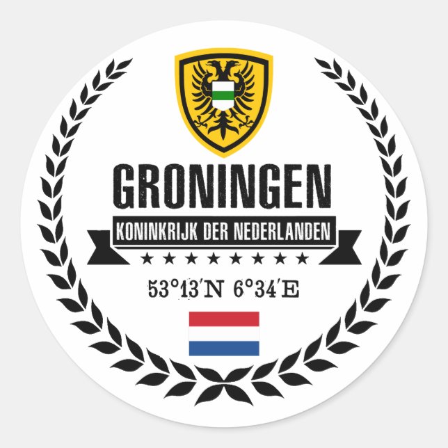 Adesivo Redondo Groningen (Frente)