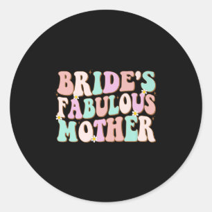 Adesivo Redondo Groovy Brides Fabulosa Mãe Matando Noiva Da Famíli