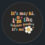 Adesivo Redondo Groovy It's Me Hi I m The Science Teacher It Me F<br><div class="desc">Groovy It's Me Hi I m The Science Teacher It Me Divertiu Cote</div>