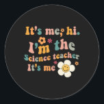Adesivo Redondo Groovy It's Me Hi I m The Science Teacher It Me F<br><div class="desc">Groovy It's Me Hi I m The Science Teacher It Me Divertiu Cote</div>