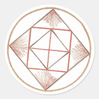 Adesivo Redondo Grounding Mandala