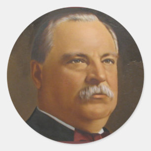 Adesivo Redondo Grover Cleveland 22 e 24