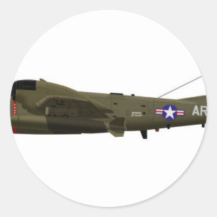 Adesivo Redondo Grumman OV-1 Mohawk