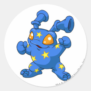 Adesivo Redondo Grundo estrelado