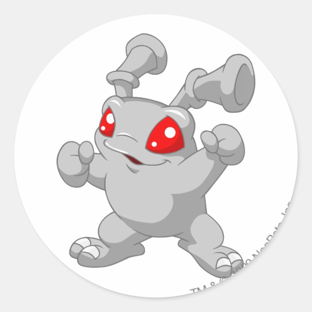 Adesivo Redondo Grundo Silver (Frente)