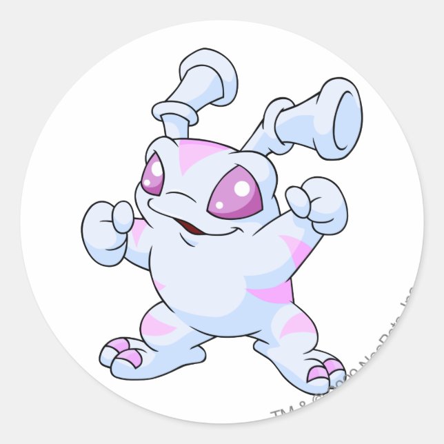 Adesivo Redondo Grundo Striped (Frente)