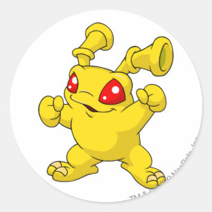 Adesivo Redondo Grundo Yellow