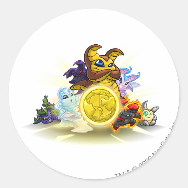 Adesivo Redondo Grupo Altador Cup Yoyu 2010 (Frente)