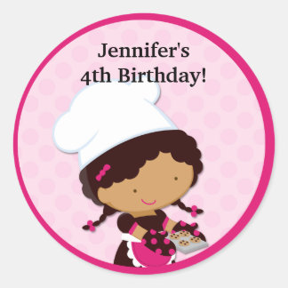Adesivo Redondo Grupo Baking Favor Stickers