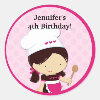 Adesivo Redondo Grupo Baking Favor Stickers