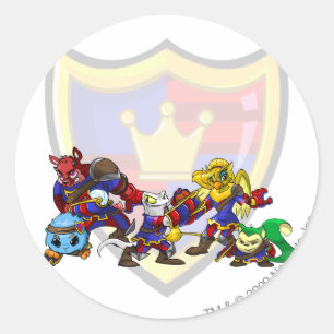 Adesivo Redondo Grupo de Meridell