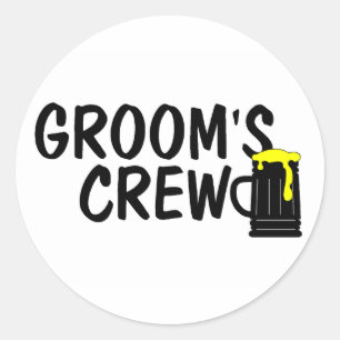 Adesivo Redondo Grupo dos noivos (cerveja)
