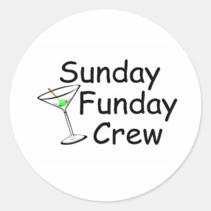 Adesivo Redondo Grupo Martini de domingo Funday