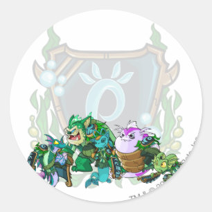 Adesivo Redondo Grupo Team Maraqua