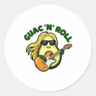 Adesivo Redondo Guac ´n ´Roll