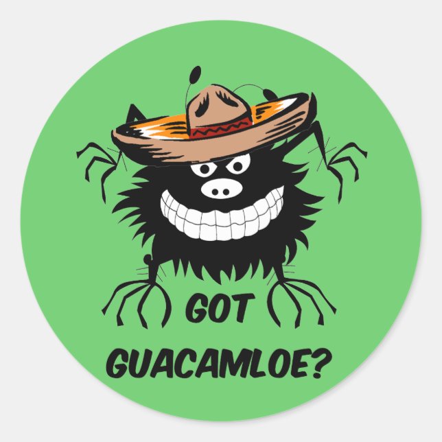 Adesivo Redondo Guacamole (Frente)