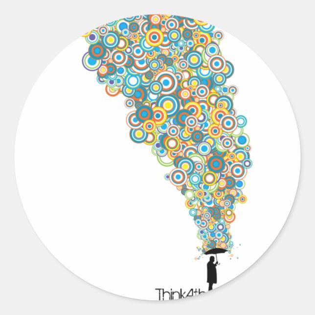 Adesivo Redondo Guarda-chuvas (Frente)