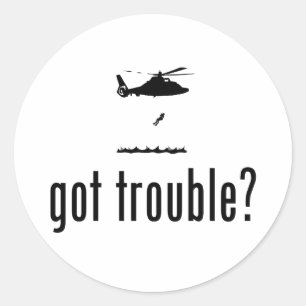 Adesivo Redondo Guarda costeira