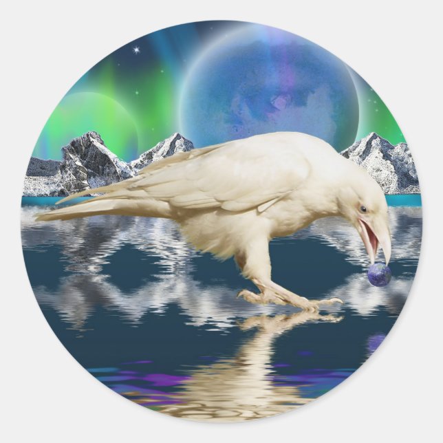 Adesivo Redondo GUARDA DA Série WORLDS (Frente)