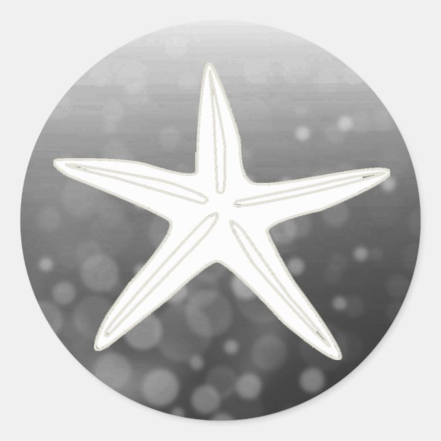 Adesivo Redondo Guardar o Vinheta de Casamento de Fécula Negra (Frente)