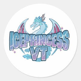 Adesivo Redondo Guardian of the Northern Peaks