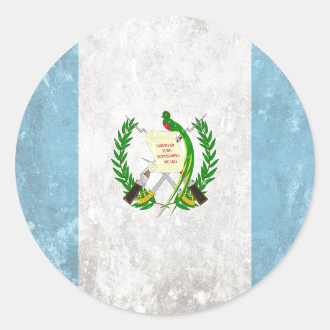 Adesivo Redondo Guatemala (Frente)