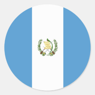 Adesivo Redondo Guatemala flag