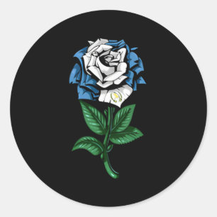 Adesivo Redondo Guatemala Flag