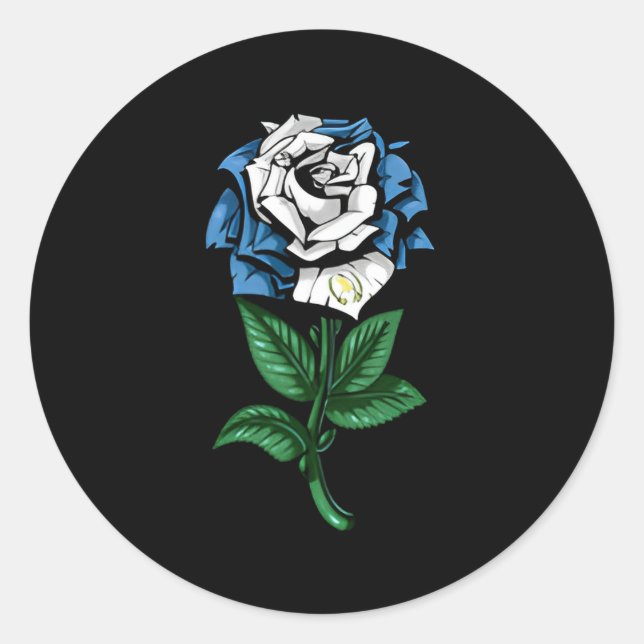 Adesivo Redondo Guatemala Flag (Frente)