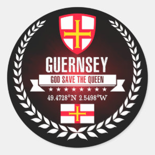 Adesivo Redondo Guernsey