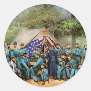 Adesivo Redondo Guerra Civil - Empresa Engenheiro 8º NY Estado 186