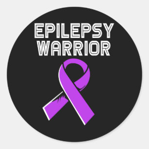 Adesivo Redondo Guerreiro Epilepsia Para Crianças