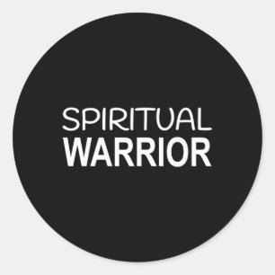 Adesivo Redondo Guerreiro espiritual