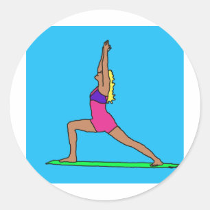 Adesivo Redondo Guerreiro Pose.jpg de C