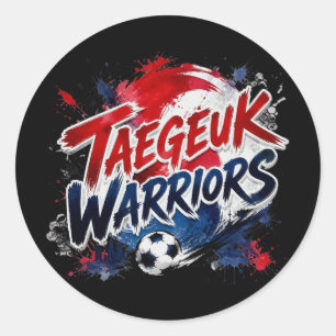 Adesivo Redondo Guerreiros Taegeuk - Seleção da Coreia do Sul
