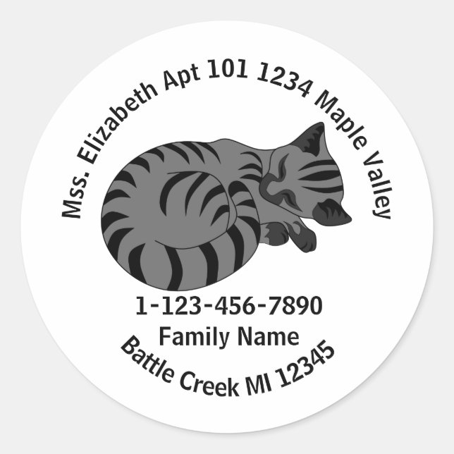 Adesivo Redondo Guia Cinzas Perdidas pelo endereço residencial da  (Frente)