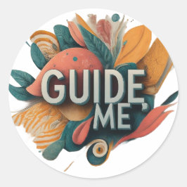 Adesivo Redondo Guid me