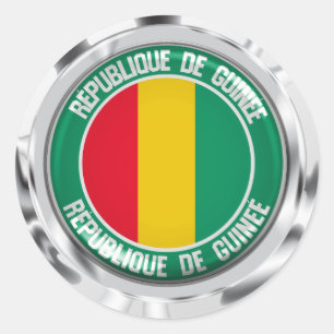 Adesivo Redondo Guiné Round Emblem