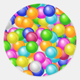 Adesivo Redondo Gumballs
